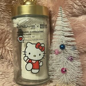 Hello Kitty Exfoliating Cotton Pads with Jar ✨ NEW!